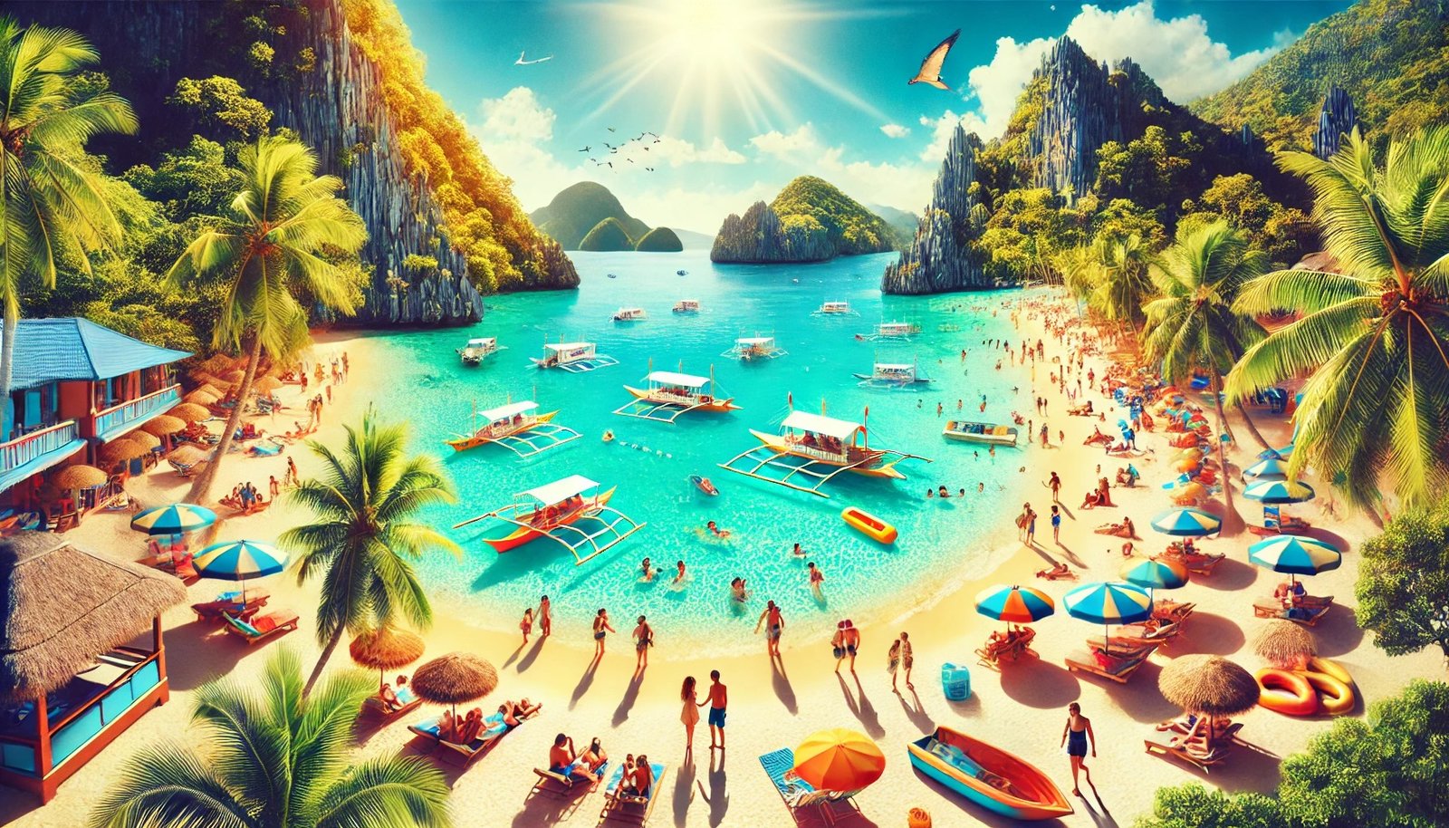 Beautiful Philippines archipelago with over 7,000 islands